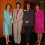 NSW MP Pru Goward, NSW Minister for Women Jodi McKay, Telstra's Deena Shiff and professional speaker Candy Tymson NSW MP Pru Goward, NSW Minister for Women Jodi McKay, Telstra's Deena Shiff and professional speaker Candy Tymson