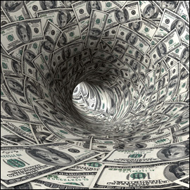 Dollars funnel.