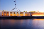 Canberra Australia Parliament House Twilight